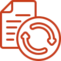 Synchronize document icon